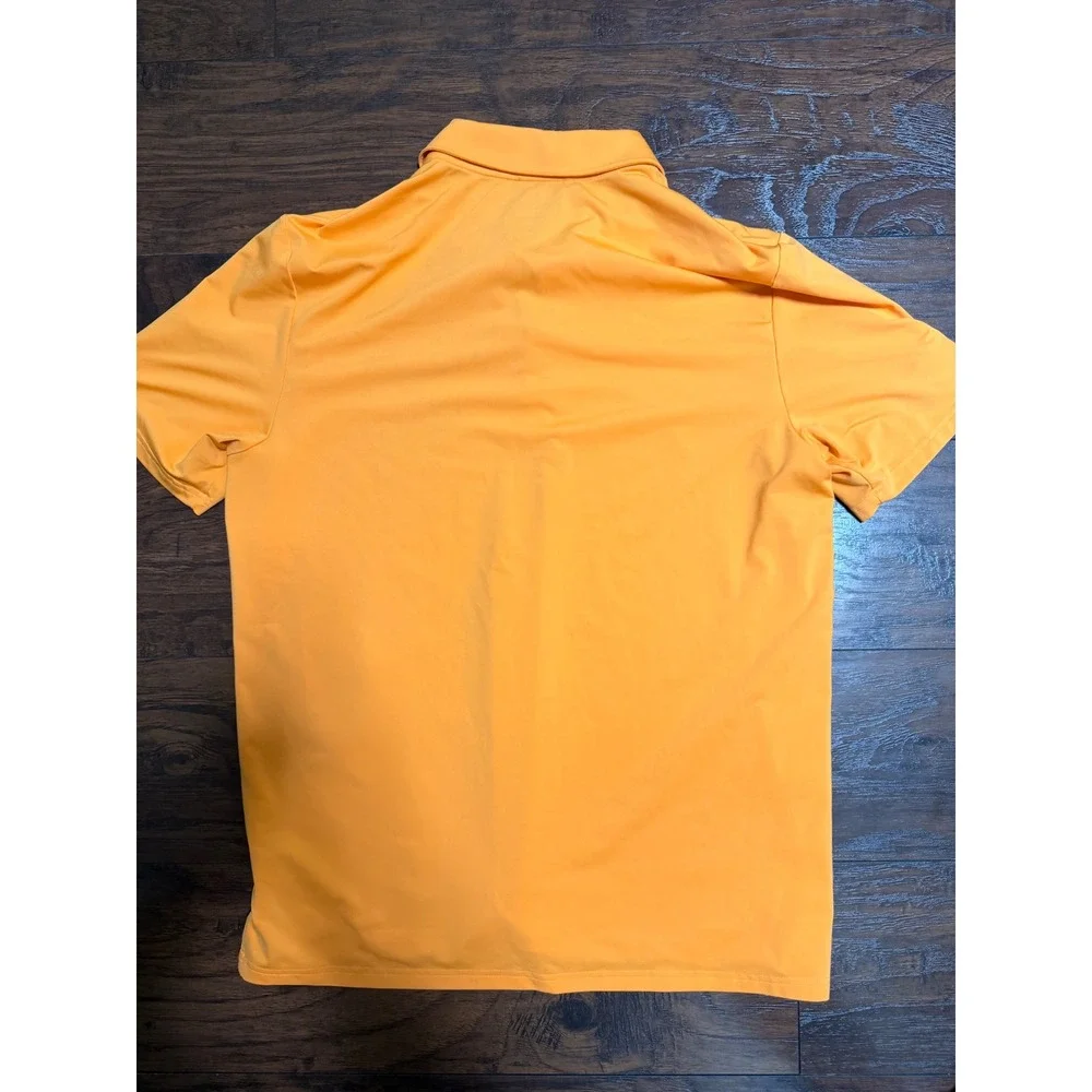 Adidas‎ Golf Mens Orange Brookside 1927 Performance Polo Shirt Large L